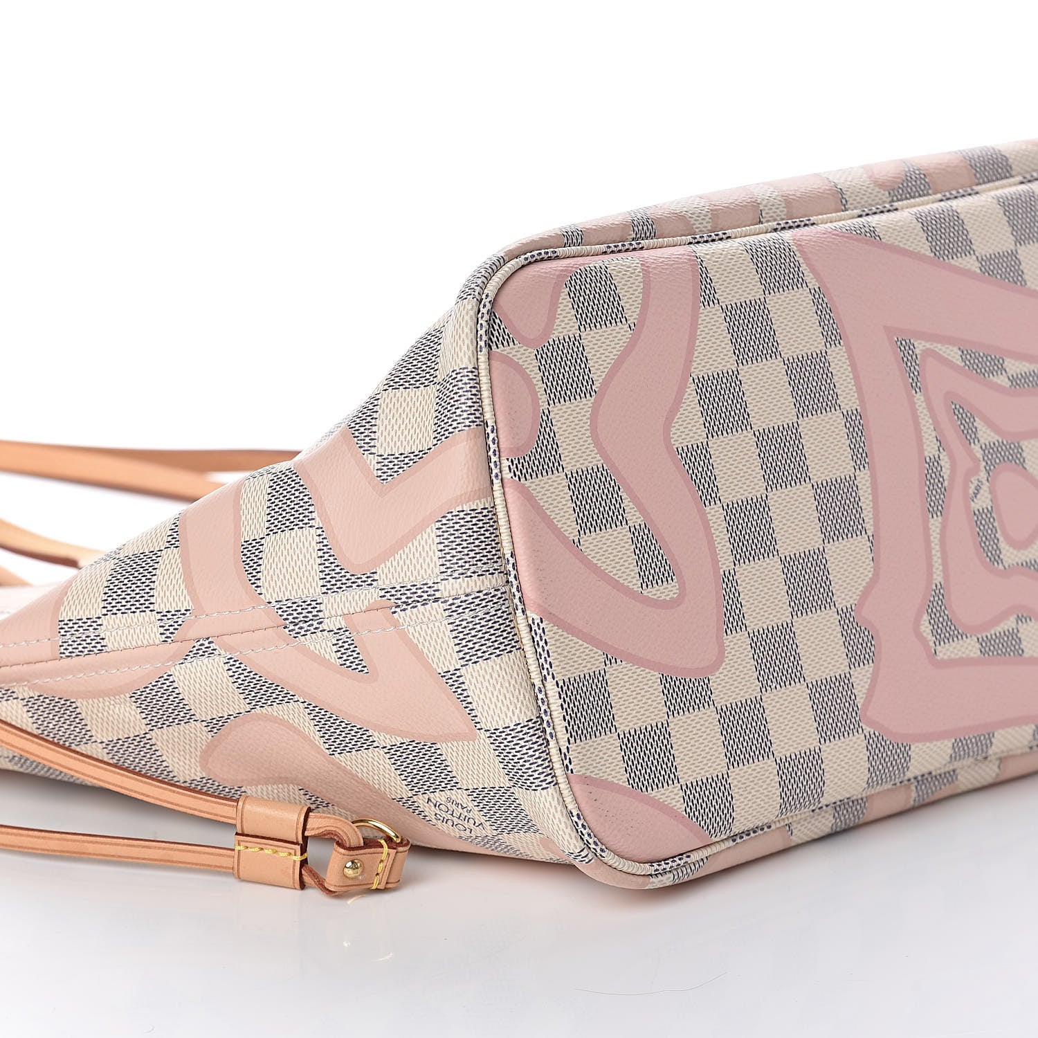 Louis Vuitton Damier Azur Tahitienne Neverfull MM 8 of 10