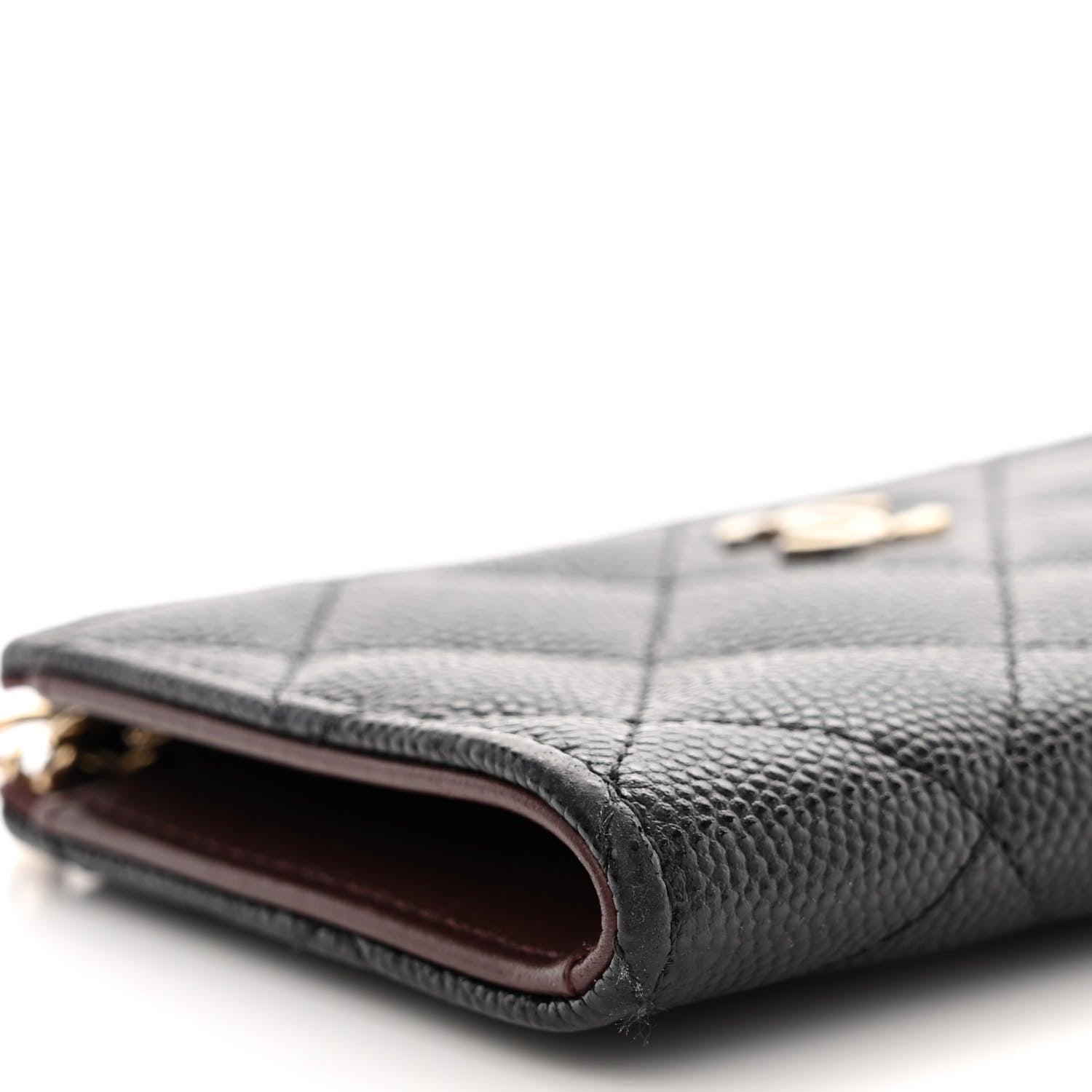 Chanel Caviar Quilted Zipped Key Holder Case Black 8 of 10