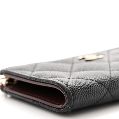 Chanel Caviar Quilted Zipped Key Holder Case Black 8 of 10