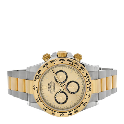 Rolex Stainless Steel 18K Yellow Gold 40mm Oyster Perpetual Cosmograph Daytona Watch Champagne 126503 2 of 5