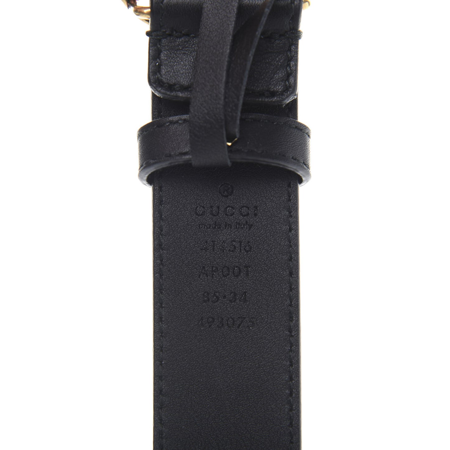 Calfskin Double G 30mm Belt 85 34 Black