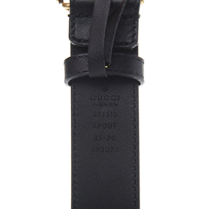 Gucci Calfskin Double G 30mm Belt 85 34 Black 6 of 7