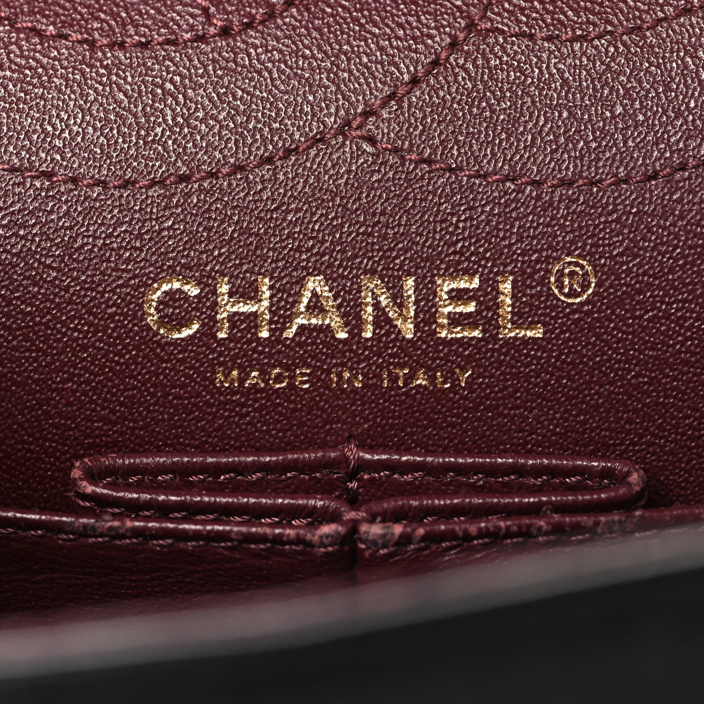 Aged Calfskin Chevron Quilted 2.55 Reissue 226 Flap Black