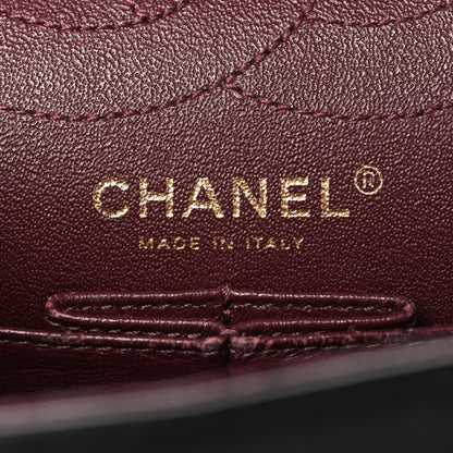 Chanel Aged Calfskin Chevron Quilted 2.55 Reissue 226 Flap Black 6 of 11