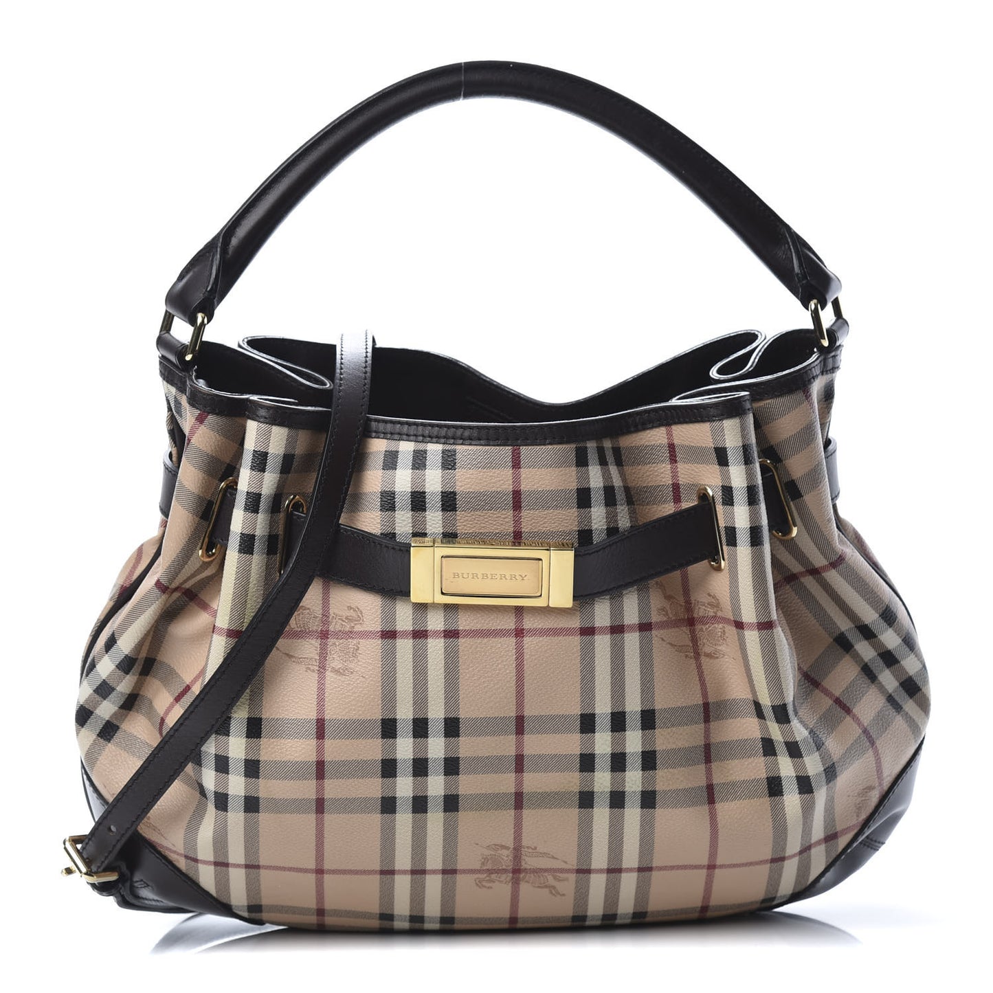 Haymarket Check Medium Willenmore Hobo Chocolate