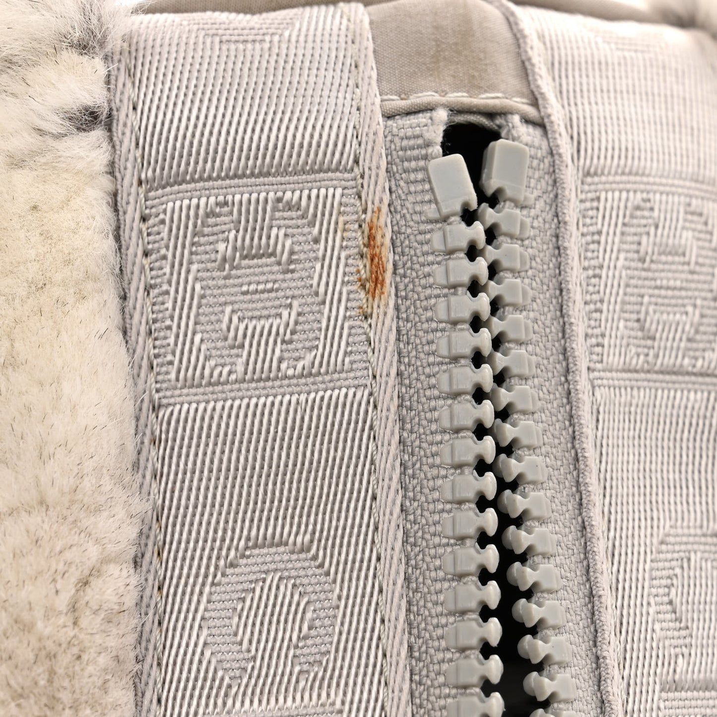 Rabbit Fur Sport Duffle Grey