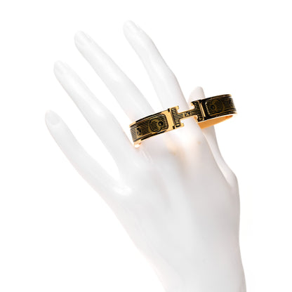 Hermes Enamel Narrow Print Clic Clac H Bracelet PM 2 of 6