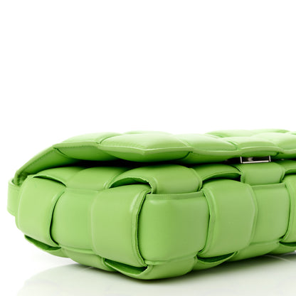 Bottega Veneta Nappa Maxi Intreccio Padded Cassette Crossbody Bag Acid Green 12 of 13