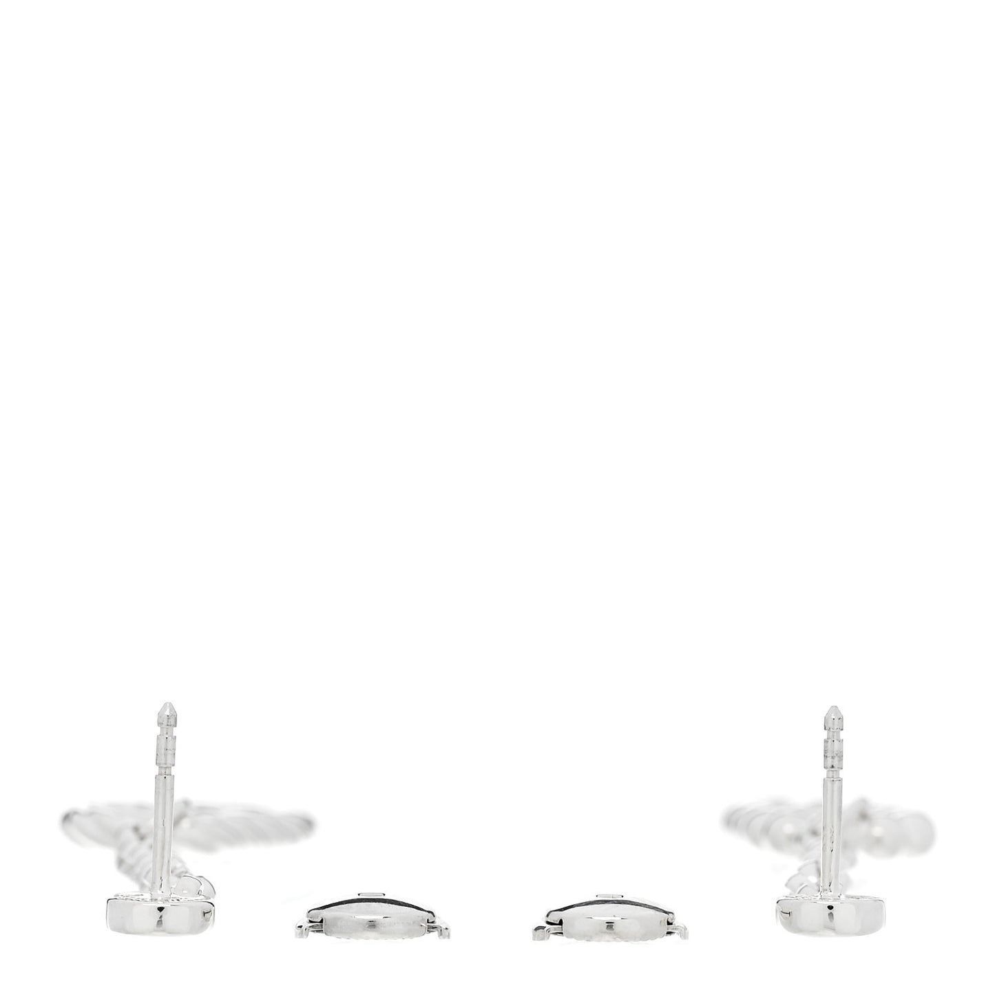 Sterling Silver Chaine d'Ancre Alea II Dangle Earrings