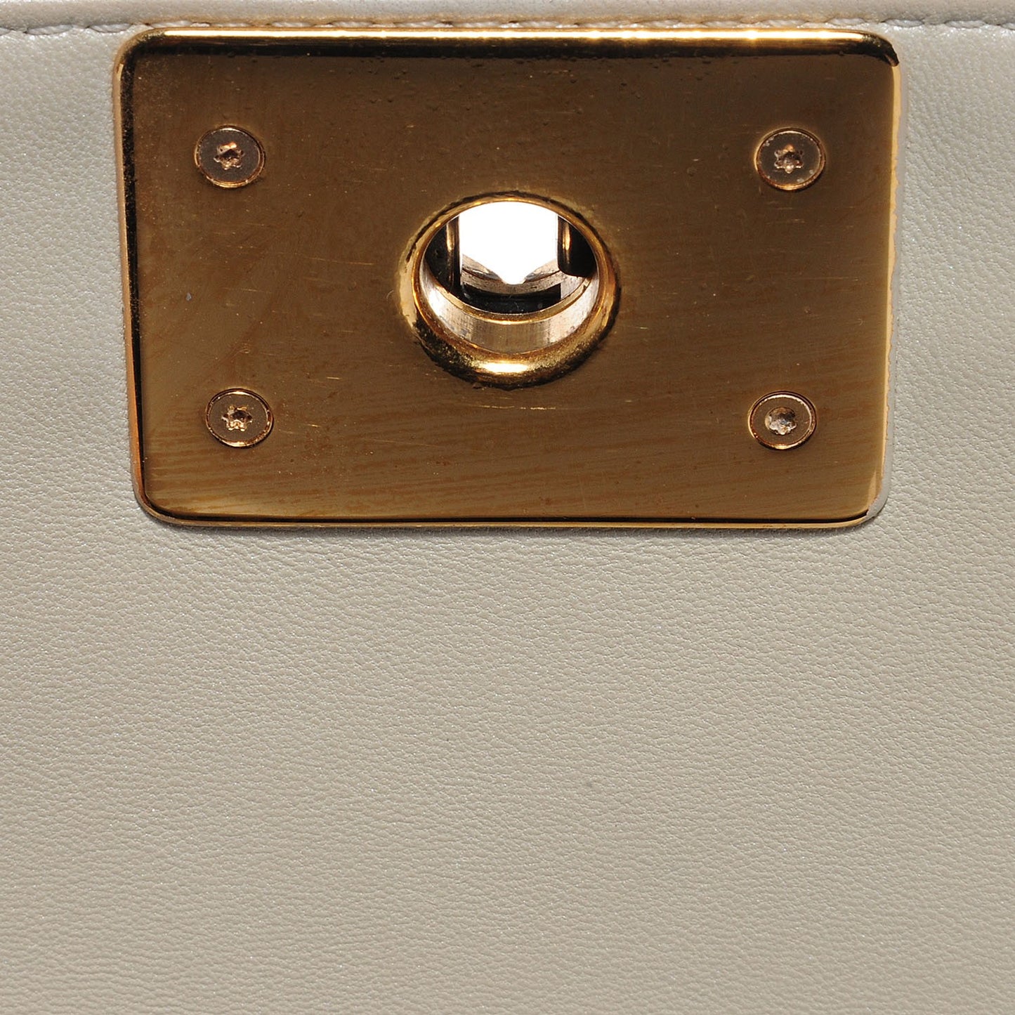 Lambskin Embossed Medium Boy Cube Flap White Red