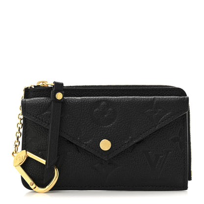 Louis Vuitton Empreinte Recto Verso Card Holder Black 1 of 6