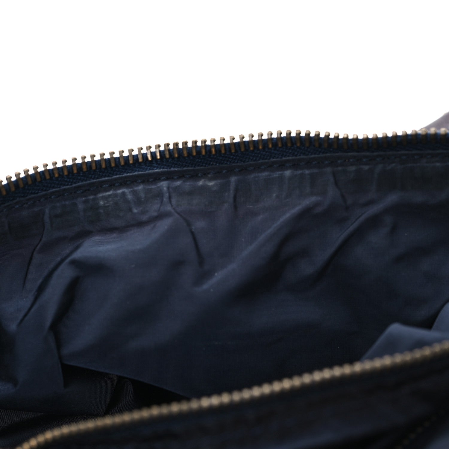 Miu Miu Fabric Gathered Shoulder Bag  Blue 9 of 11