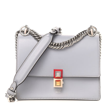 Fendi Vitello Liberty Studded Small Kan I Shoulder Bag Ardesia Multicolor 1 of 8