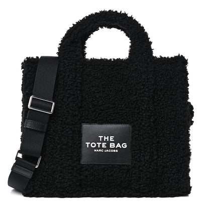 Marc Jacobs Polyester Cotton The Teddy Traveler Tote Bag Black 1 of 9