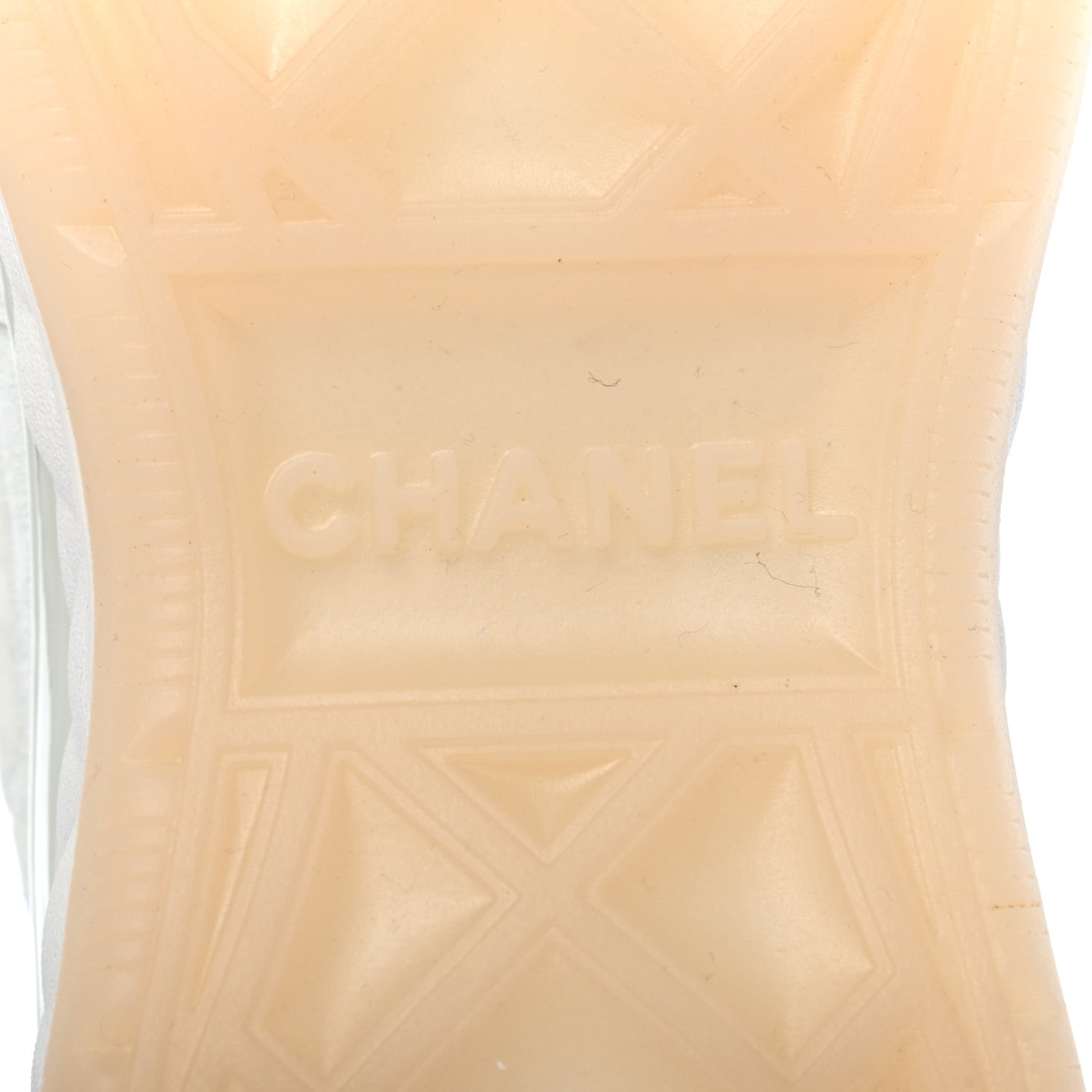 Chanel Velvet Calfskin Mixed Fibers CC Sneakers 36 Ivory Black 6 of 8