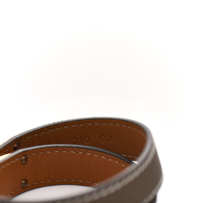 Hermes Swift Kelly Double Tour Bracelet T2 Etoupe 4 of 4