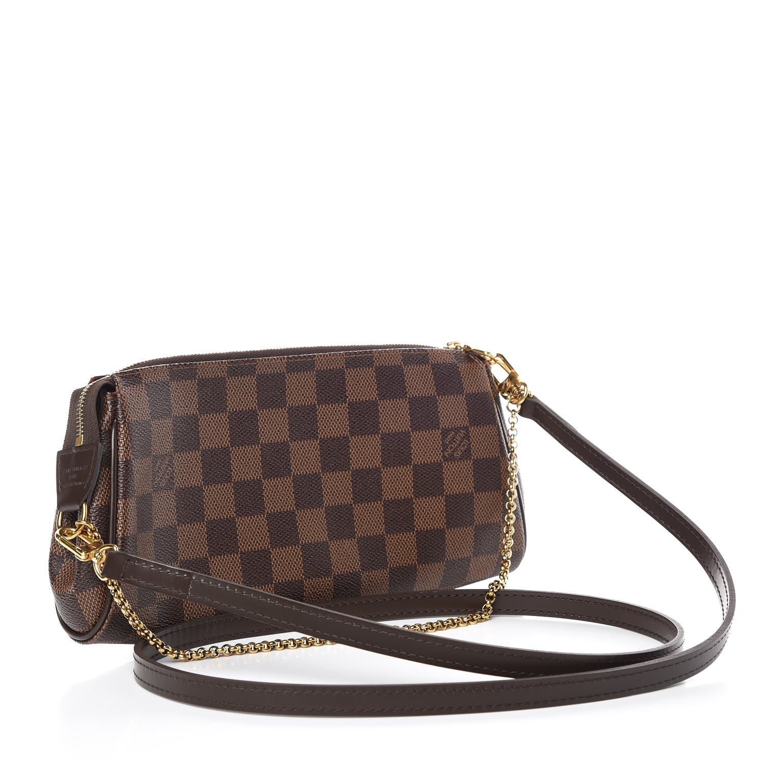 Louis Vuitton Damier Ebene Eva Clutch 3 of 12
