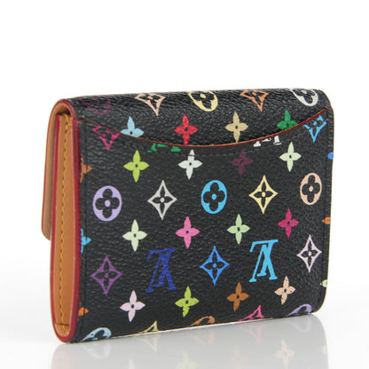 Louis Vuitton Monogram Multicolor Business Card Holder Black 3 of 7