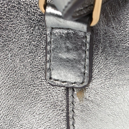 Saint Laurent Metallic Calfskin Classic Toy Duffle Silver 12 of 14