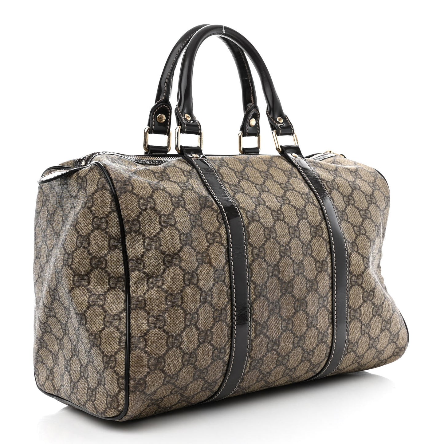 GG Plus Monogram Medium Joy Boston Dark Brown