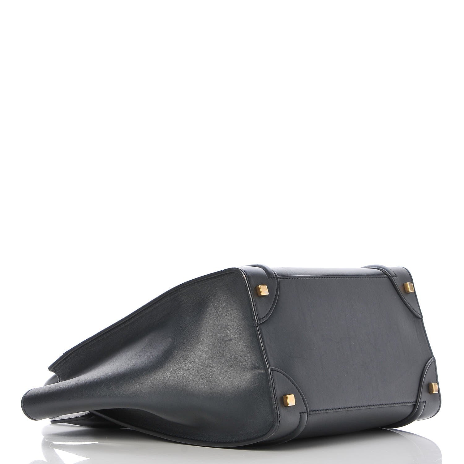 Celine Smooth Calfskin Mini Luggage Navy Blue 4 of 13