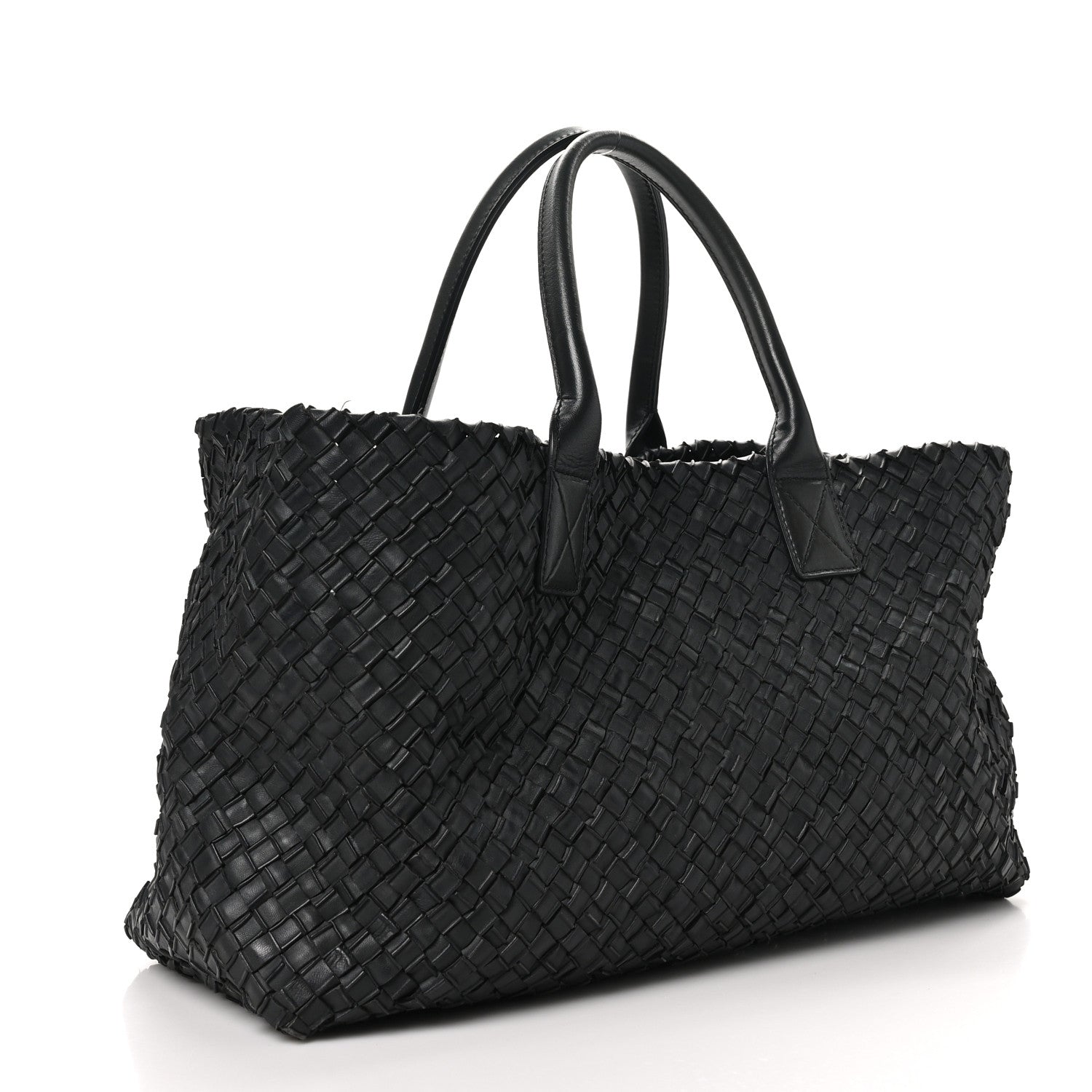 Bottega Veneta Nappa Intrecciato Medium Cabat Black 1751263