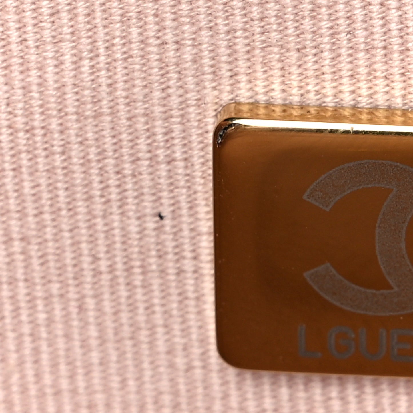 Caviar Quilted Like A Wallet Flap Light Beige