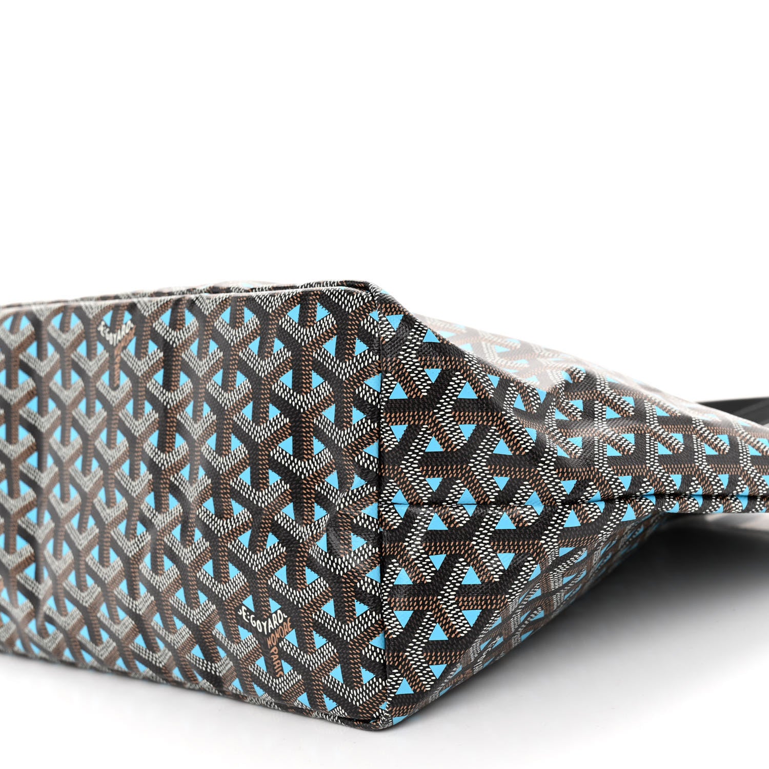 Goyard Goyardine Saint Louis Claire Voie PM Black Blue 10 of 10