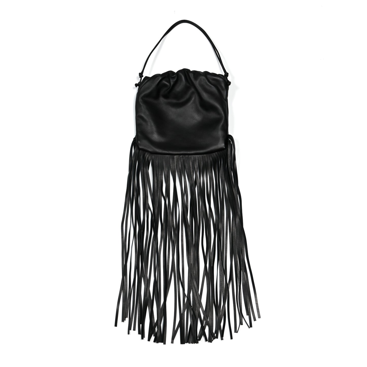 Nappa The Fringe Pouch Shoulder Bag Black