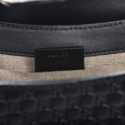 Gucci Microguccissima Medium Emily Chain Shoulder Bag Black 7 of 7