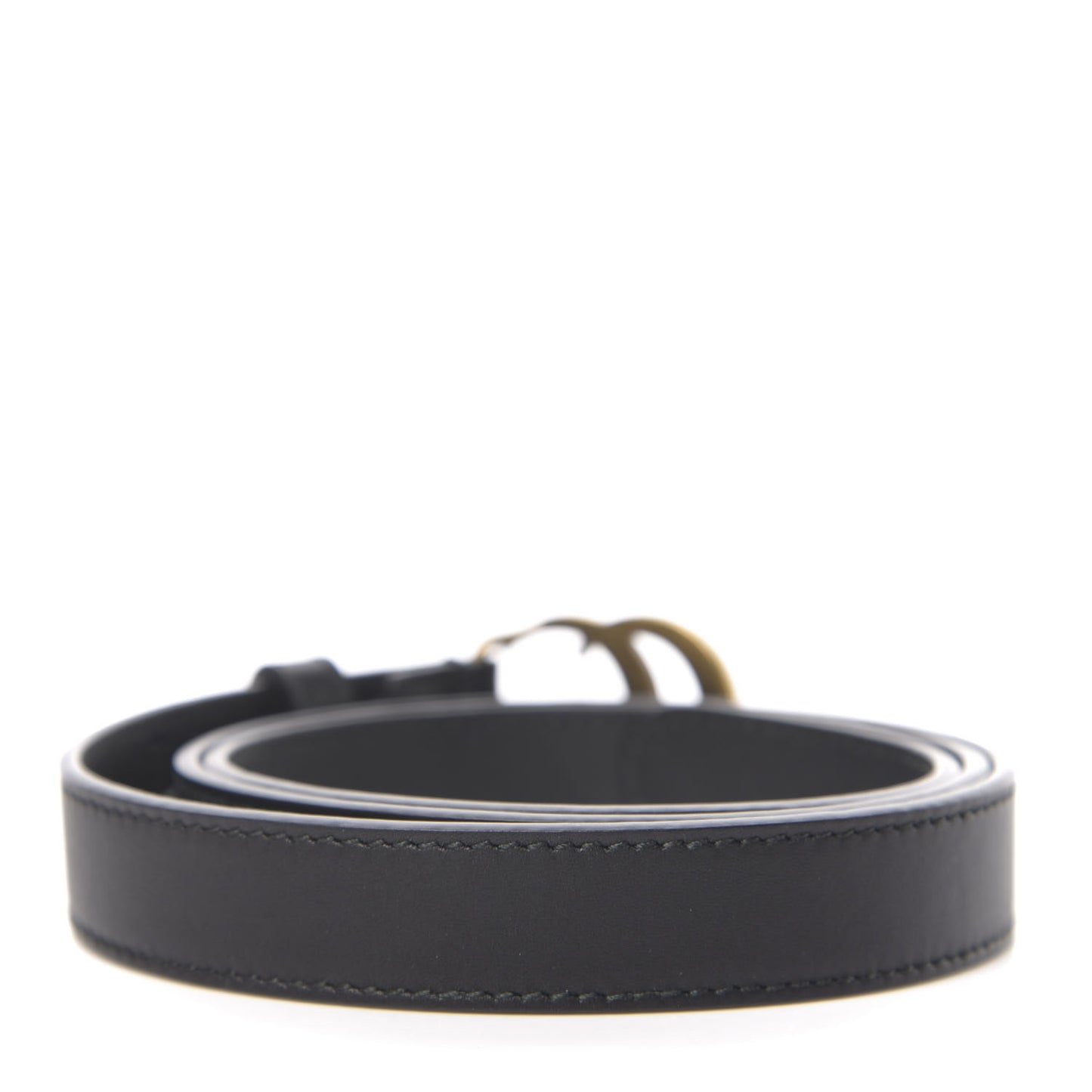 Calfskin Double G 20mm Belt 80 32 Black