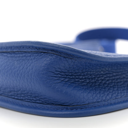 Hermes Taurillon Clemence Evelyne TPM Bleu Royal 10 of 11