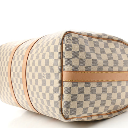 Louis Vuitton Damier Azur Keepall Bandouliere 45 9 of 12