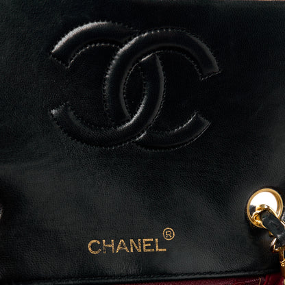 Chanel Lambskin Quilted Mini Square Flap Black 6 of 12