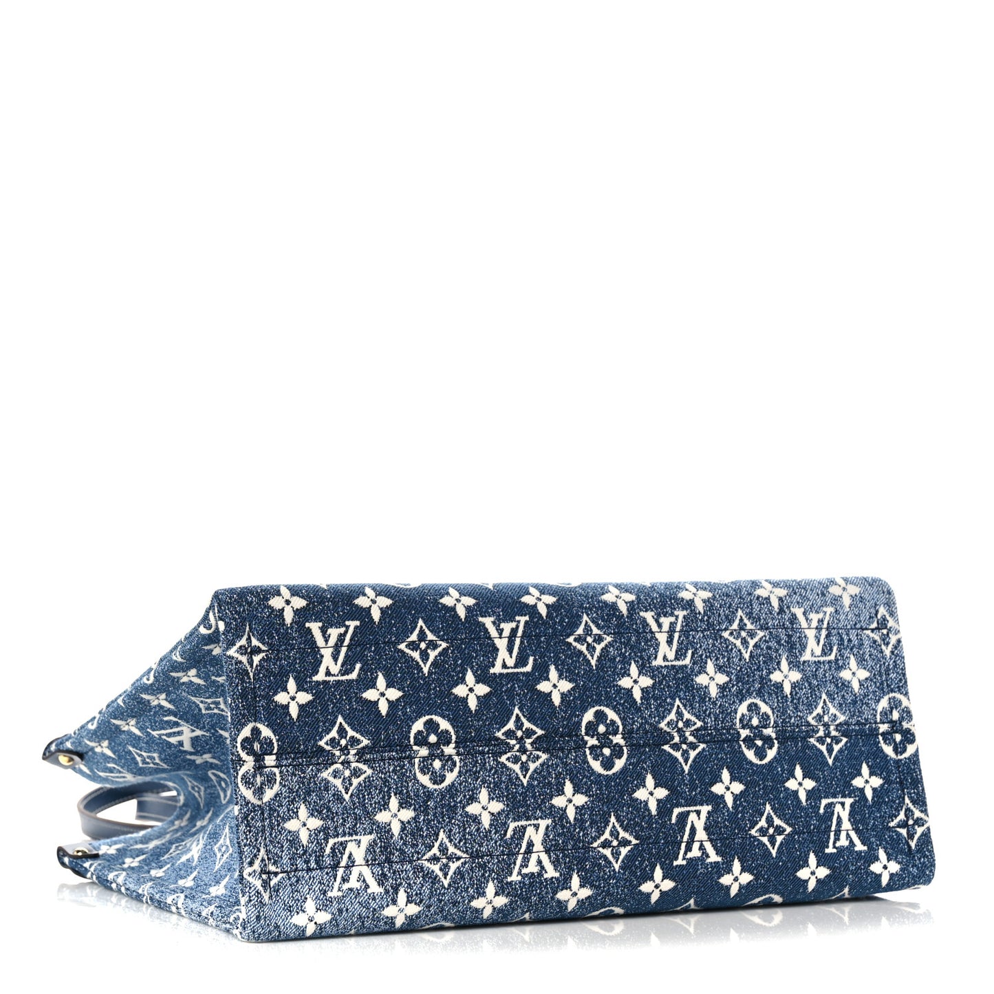 Monogram Jacquard Denim Onthego MM Bleu