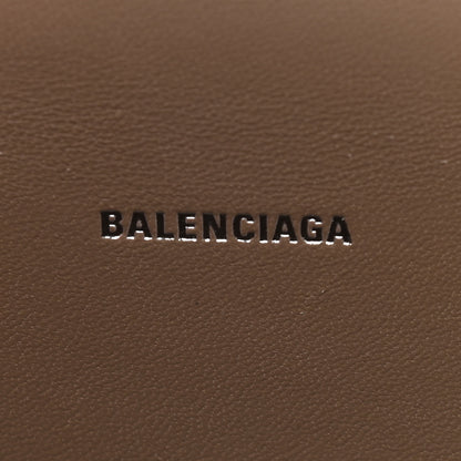 Balenciaga Shiny Calfskin Crocodile Embossed Hourglass Top Handle Bag XS Mink Grey 6 of 12