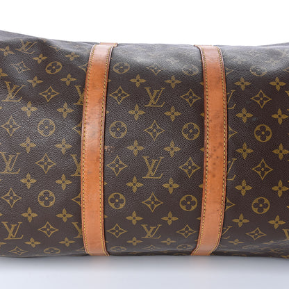 Louis Vuitton Monogram Keepall Bandouliere 55 9 of 14