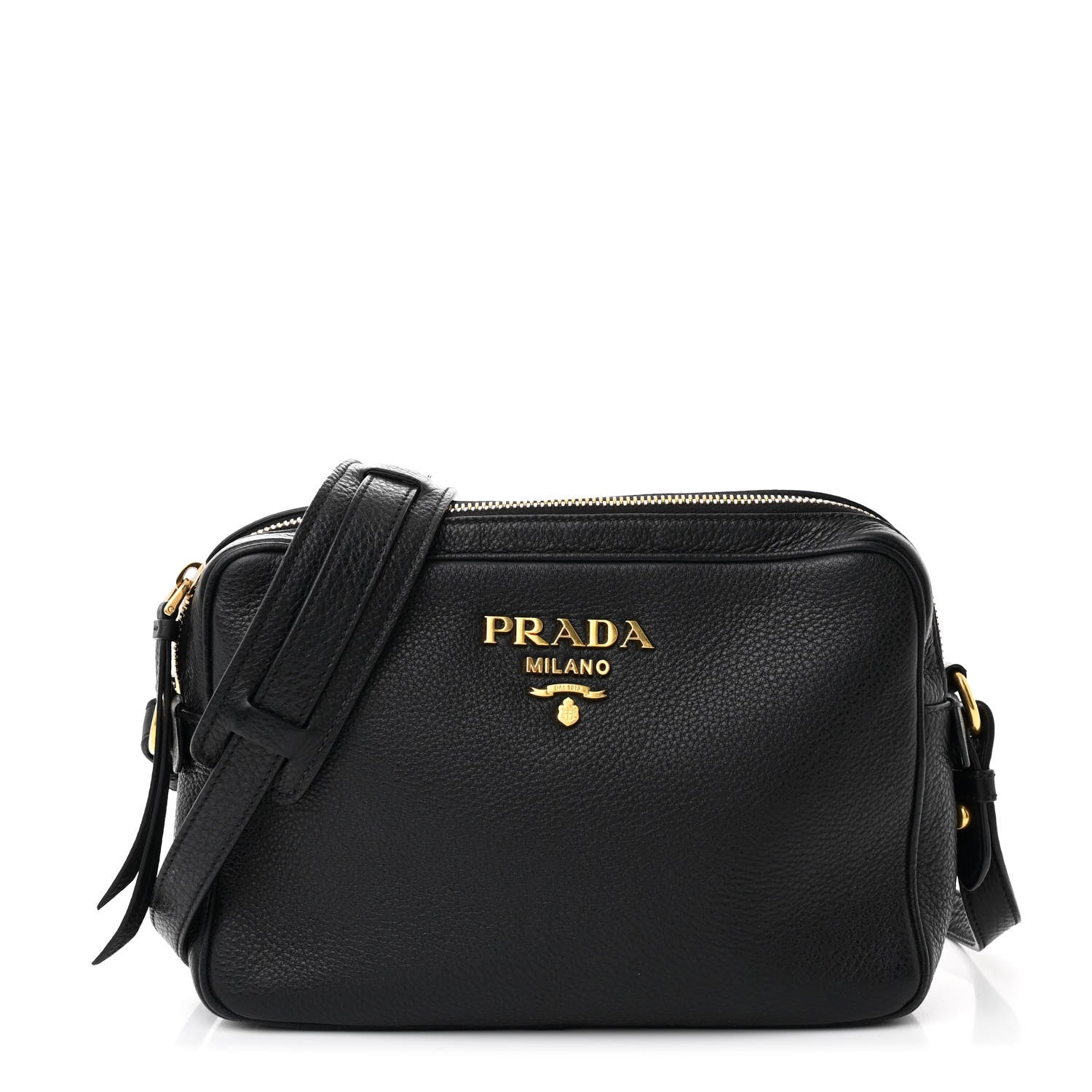 Prada Vitello Phenix Camera Bag Black 1 of 12