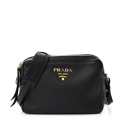 Prada Vitello Phenix Camera Bag Black 1 of 12
