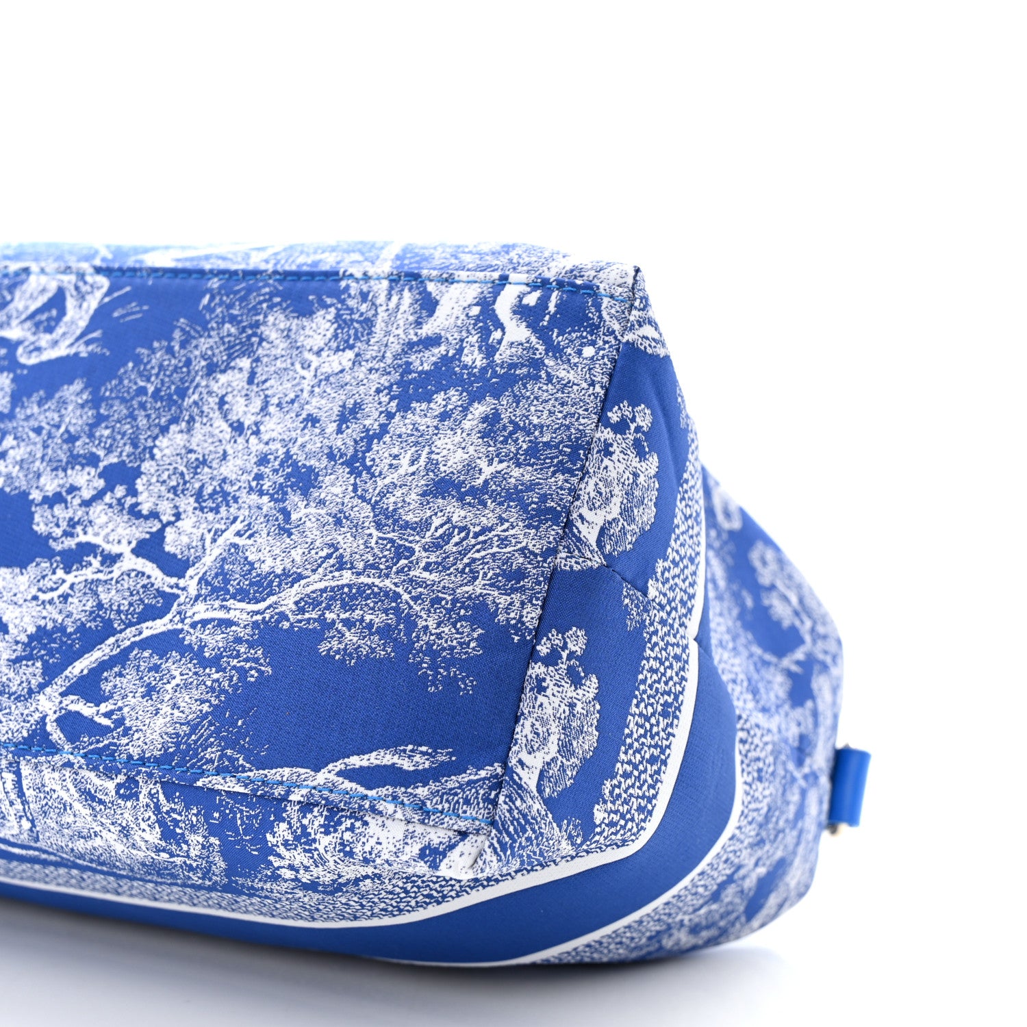 Christian Dior Technical Fabric Toile De Jouy DiorTravel Nomad Pouch Fluorescent Blue 10 of 11