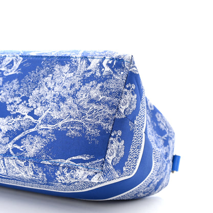 Christian Dior Technical Fabric Toile De Jouy DiorTravel Nomad Pouch Fluorescent Blue 10 of 11