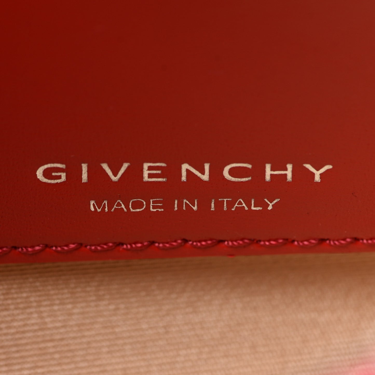 Smooth Calfskin Nano Antigona Red