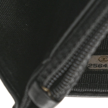 Chanel Aged Calfskin Chevron Quilted Reissue Wallet On Chain WOC So Black 8 of 11