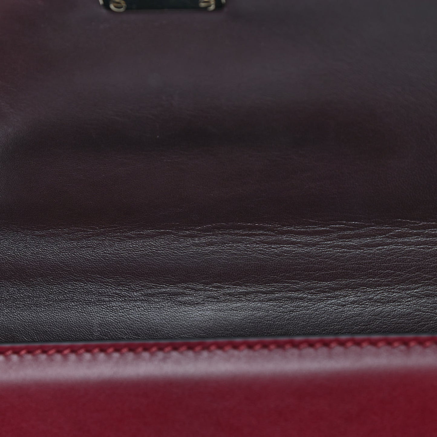 Vitello Medium Glam Lock Rockstud Flap Rubin Water Rose Marine