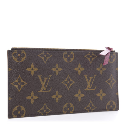 Louis Vuitton Monogram Felicie Chain Wallet Zippered Insert Fuchsia 3 of 7