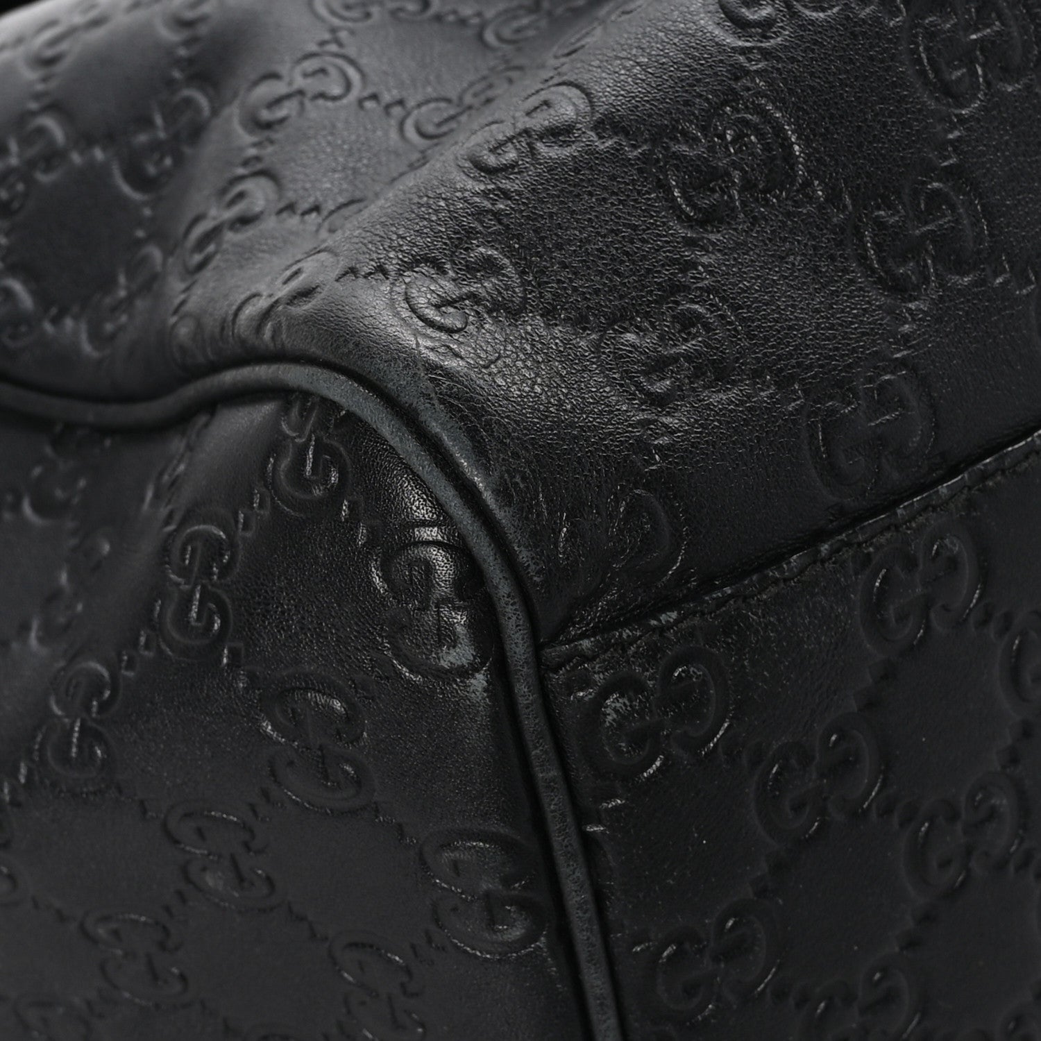 Gucci Guccissima Vitello Tender Large Sukey Tote Black 9 of 14