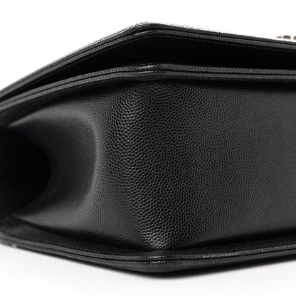 Chanel Caviar Quilted Medium Boy Flap Black 9 of 10