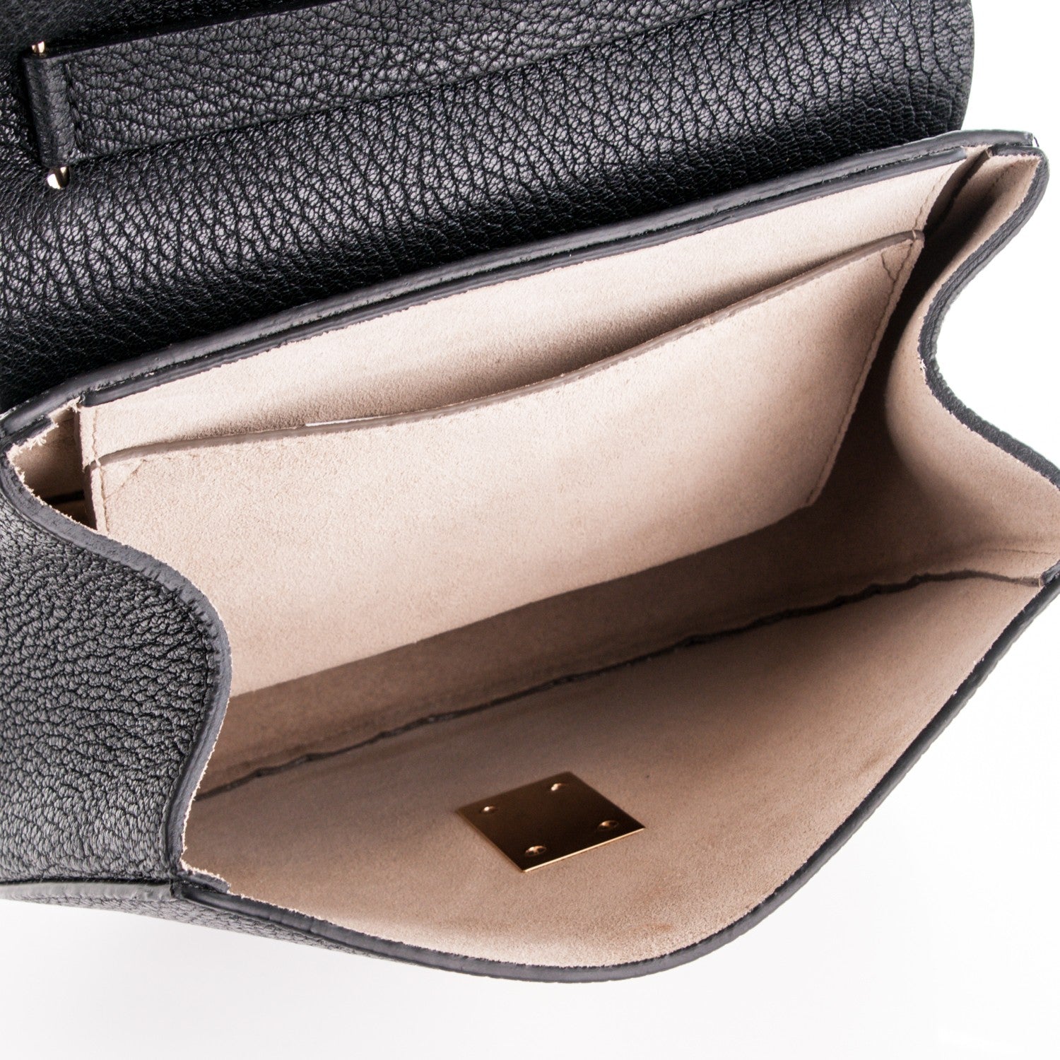 Chloe Grained Lambskin Drew Shoulder Bag Black 5 of 7