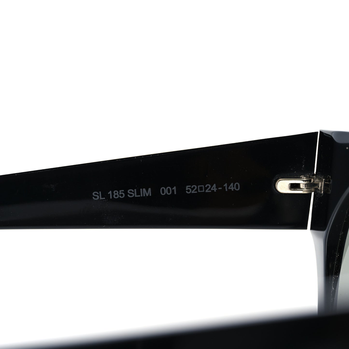 Acetate Sunglasses SL 185 Slim Black