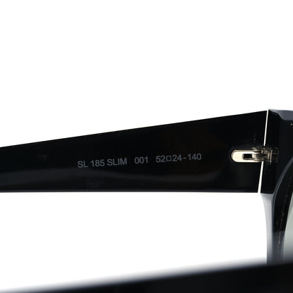 Saint Laurent Acetate Sunglasses SL 185 Slim Black 8 of 8